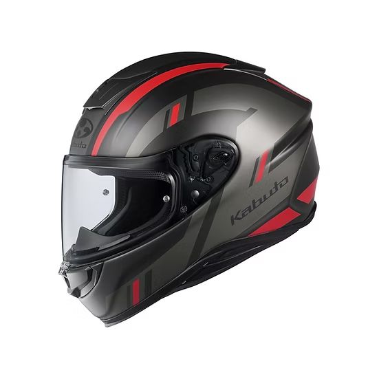 หมวกกันน็อก KABUTO รุ่น AEROBLADE-6 สีดำด้าน สีดำด้านแดง (KA003)