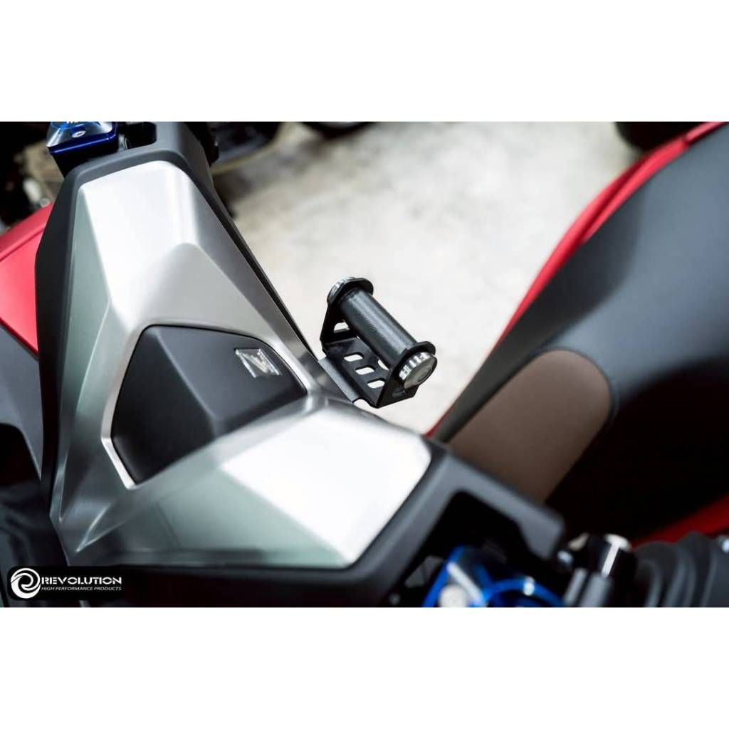 ขาจับมือถือยึดใต้ฝาครอบแฮนด์ (เหล็ก2.5,mm) 2D REVOLUTION PCX-160 NEW ปี 2025(0501)