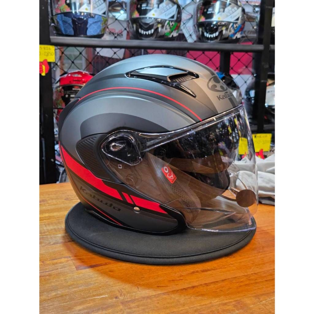 **หมวกกันน็อคตรึ่งใบ KABUTO รุ่นEXCEED -2 มี 3 แบบ (KA005)