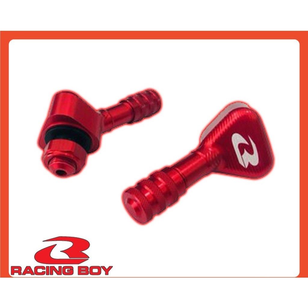 จุ๊บลม  RB AIR VAL STEMS 10mm RACING BOY  เฉียง 45 องศา 10 MM. (0476)