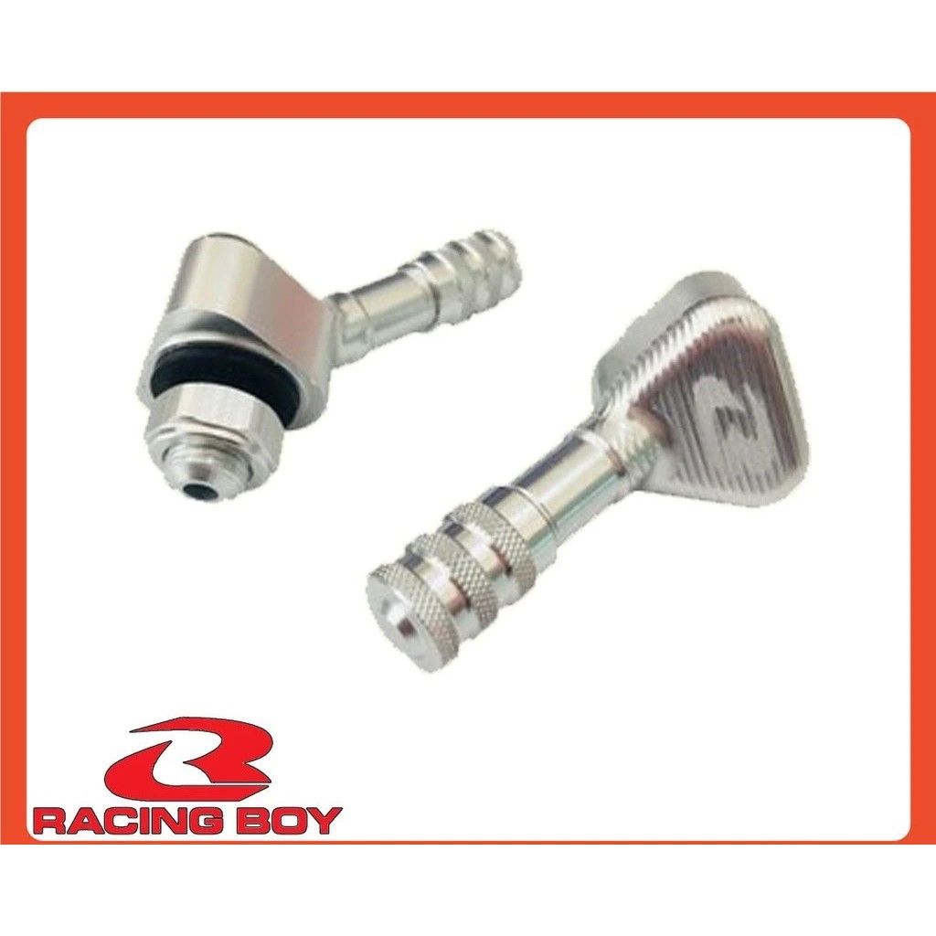 จุ๊บลม  RB AIR VAL STEMS 10mm RACING BOY  เฉียง 45 องศา 10 MM. (0476)
