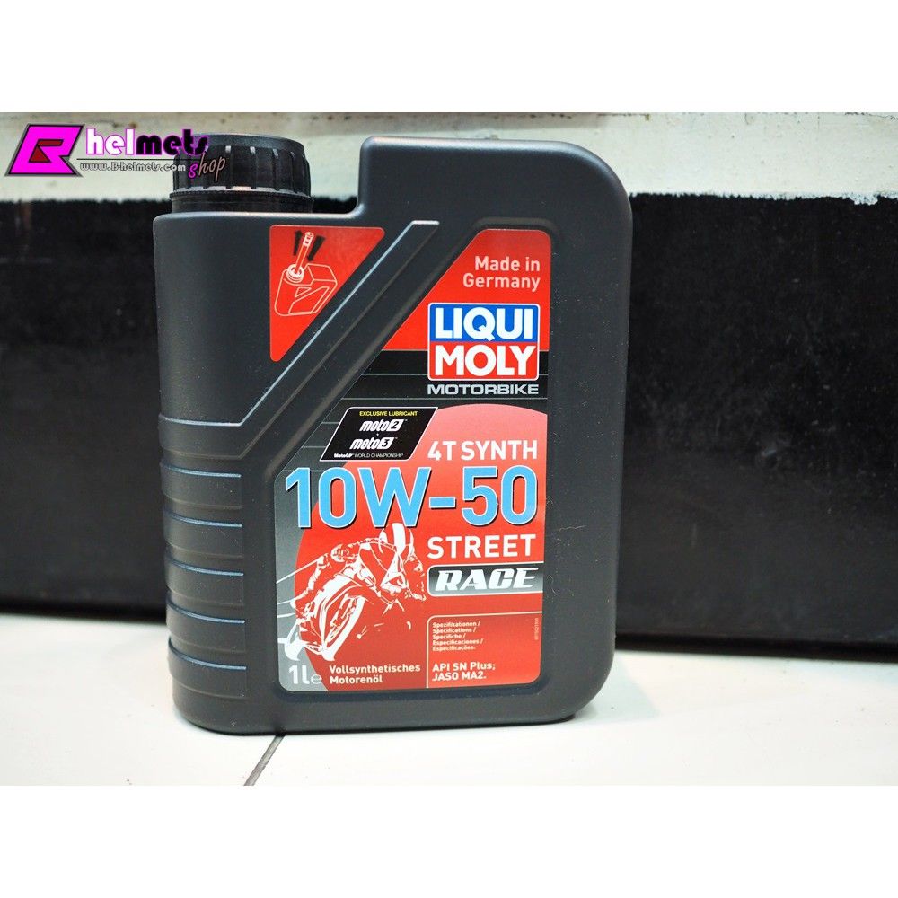 น้ำมันเครื่อง LIQUI MOLY 4T SYNTH 10W – 50 RACE A01