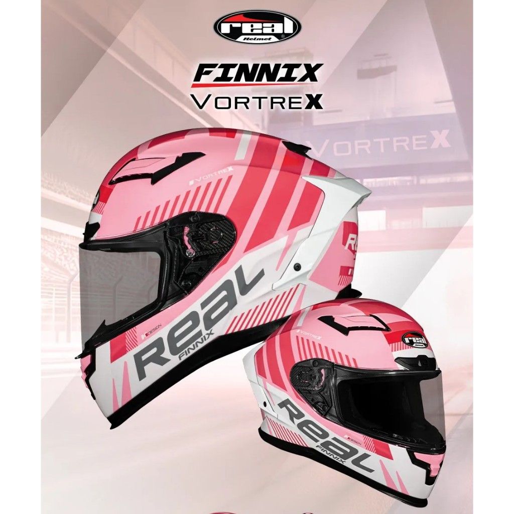 **.หมวกกันน็อครุ่นใหม่ล่าสุดจากหมวกกันน็อค Real FINNIX VORTREX(H026)