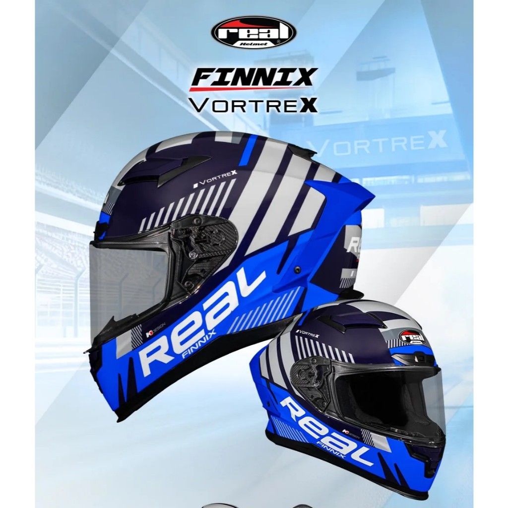 **.หมวกกันน็อครุ่นใหม่ล่าสุดจากหมวกกันน็อค Real FINNIX VORTREX(H026)
