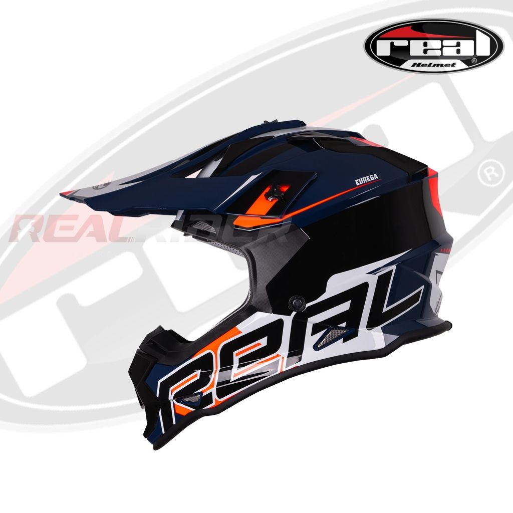 **.หมวกกันน็อค REAL Eurega Trick Star ทรงสปอร์ตลู่ลมได้ดี (H028)