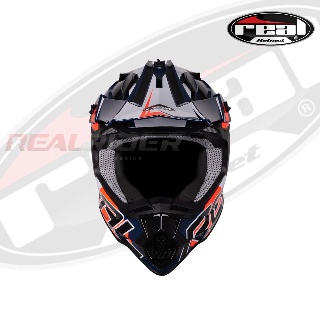 **.หมวกกันน็อค REAL Eurega Trick Star ทรงสปอร์ตลู่ลมได้ดี (H028)
