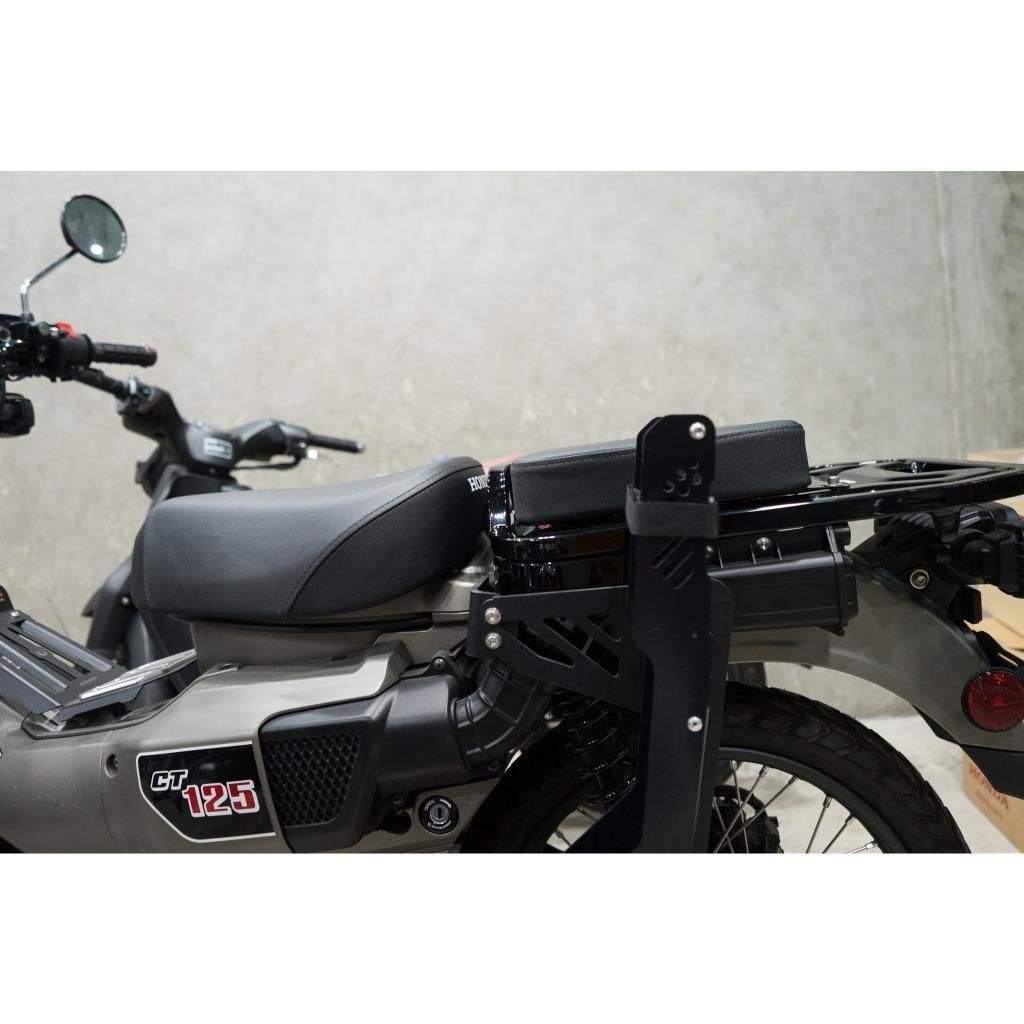 **เบาะนั่งหลัง GRANDTHAIRAIDER ตรงรุ่น CT-125 สีดำ มีหลายทรง GTR (0585)