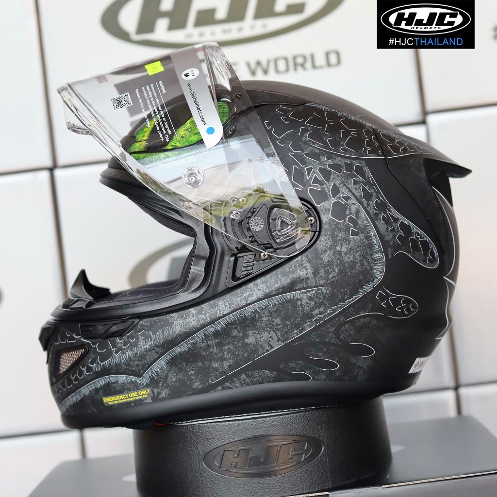 **.หมวกกันน็อค ลายใหม่ HJC RPHA12 TOOTHLESS II MC4SF, KRAKEN MC28 รุ่นท๊อป(H031)