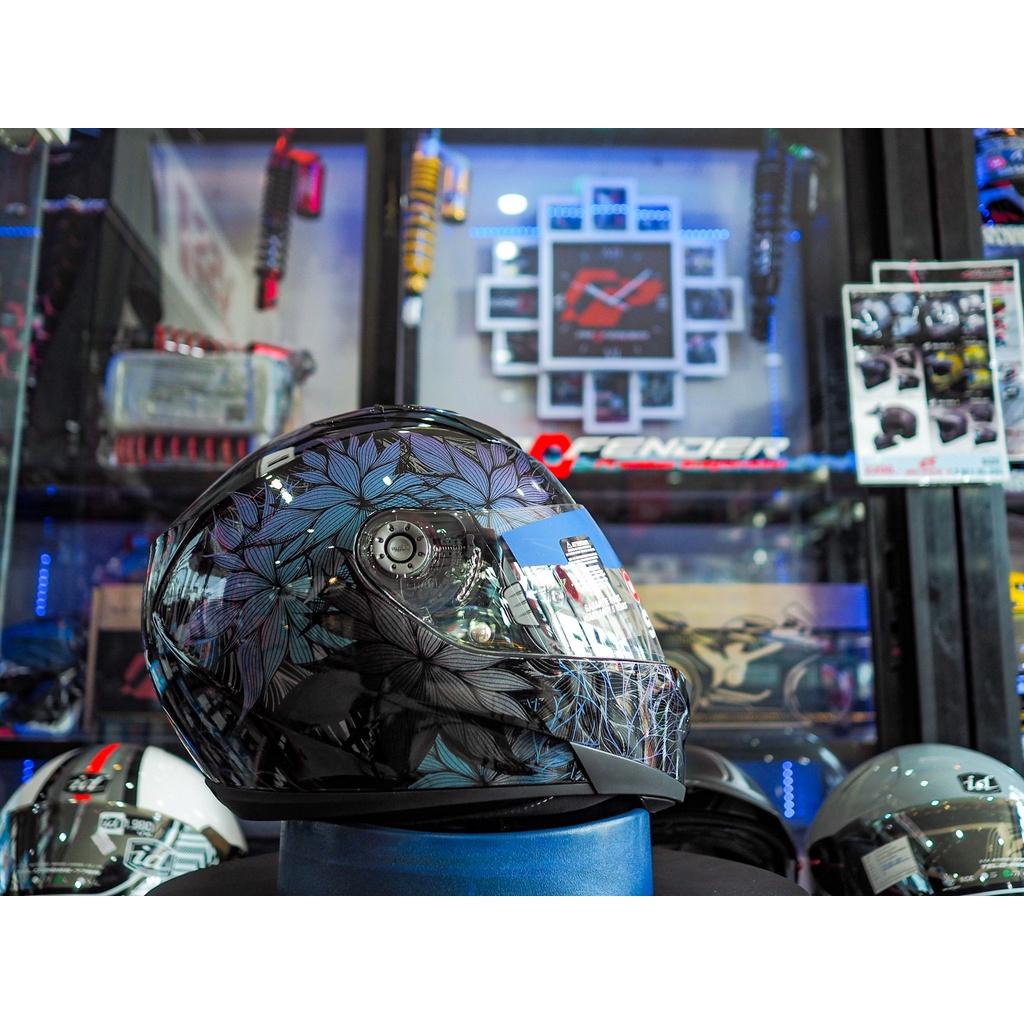 หมวกกันน็อค SHARK RIDILL 1.2 NELUM BLACK GLITTER *สอบถามก่อนซือ