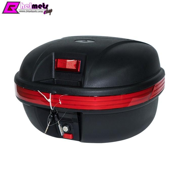 ##กล่องท้ายเบาะอเนกประสงค์ อย่างดี #M-638 (29L) สีดำ