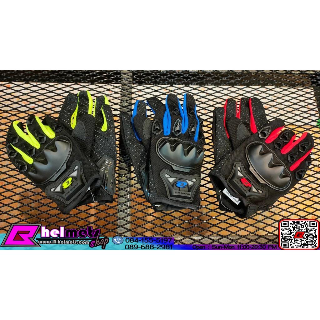 ถุงมือ Riding Glove RCB ถุงมือขับขี่มอไซค์งาน RCB แท้100% (เต็มนิ้ว)
