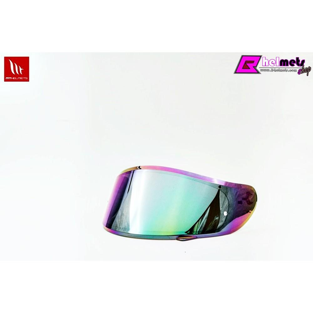 L#ชิวหมวกปรอทรุ่ง  MT Visor Iridium V-12 for Mugello - Thunder - Thunder 3 SV - Revenge - Blade