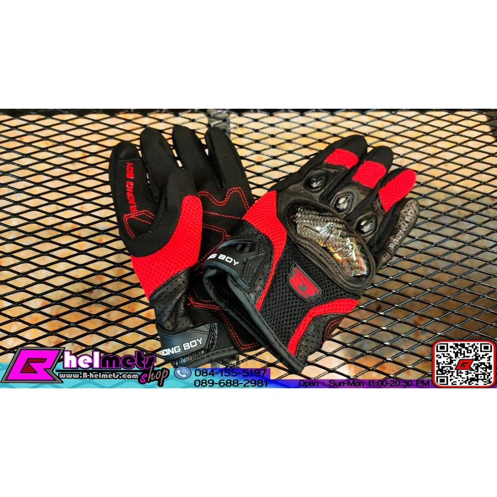 1ถุงมือ RCB Glove RB18 ถุงมือใส่ขับมอไซค์ อย่างดี สีดำ-แดง (สอบถามก่อนสั่งซื้อ)