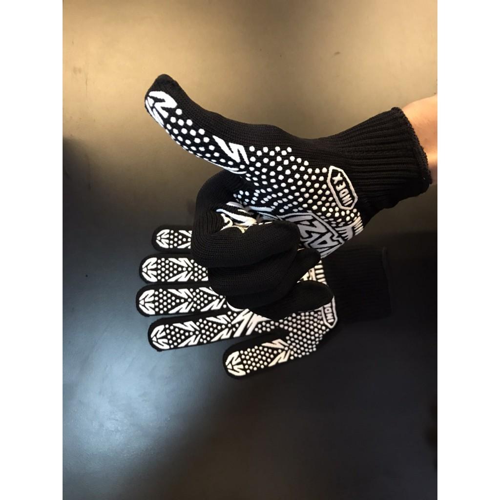 18 ถุงมือกันลื่น กันกระแทก เคลือบ PVC