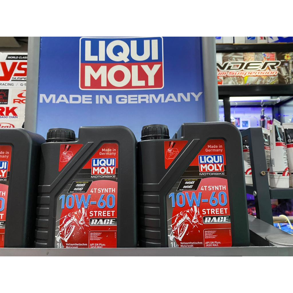 น้ำมันเครื่อง LIQUI MOLY 4T SYNTH 10W – 60 RACE 
