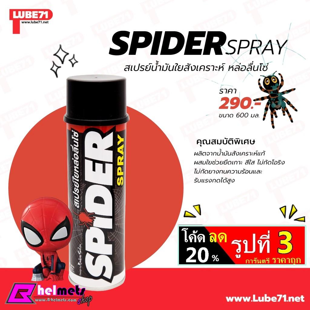 สเปรย์หล่อลื่นโซ่ Lube71 Spider Spray ขนาด 600มล.