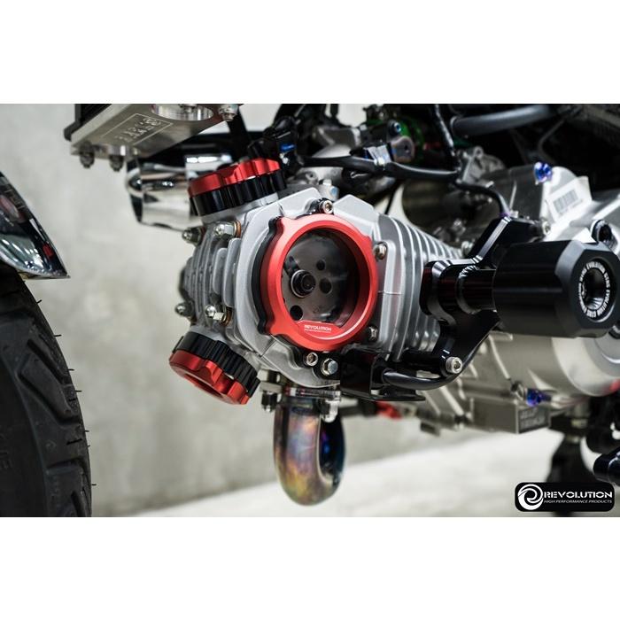 ชุดฝาปิดฝาสูบ+ฝาปิดตั้งวาล์ว+อคริลิค GROM, MONKEY-125 (5 เกียร์) แบรนด์ REVOLUTION