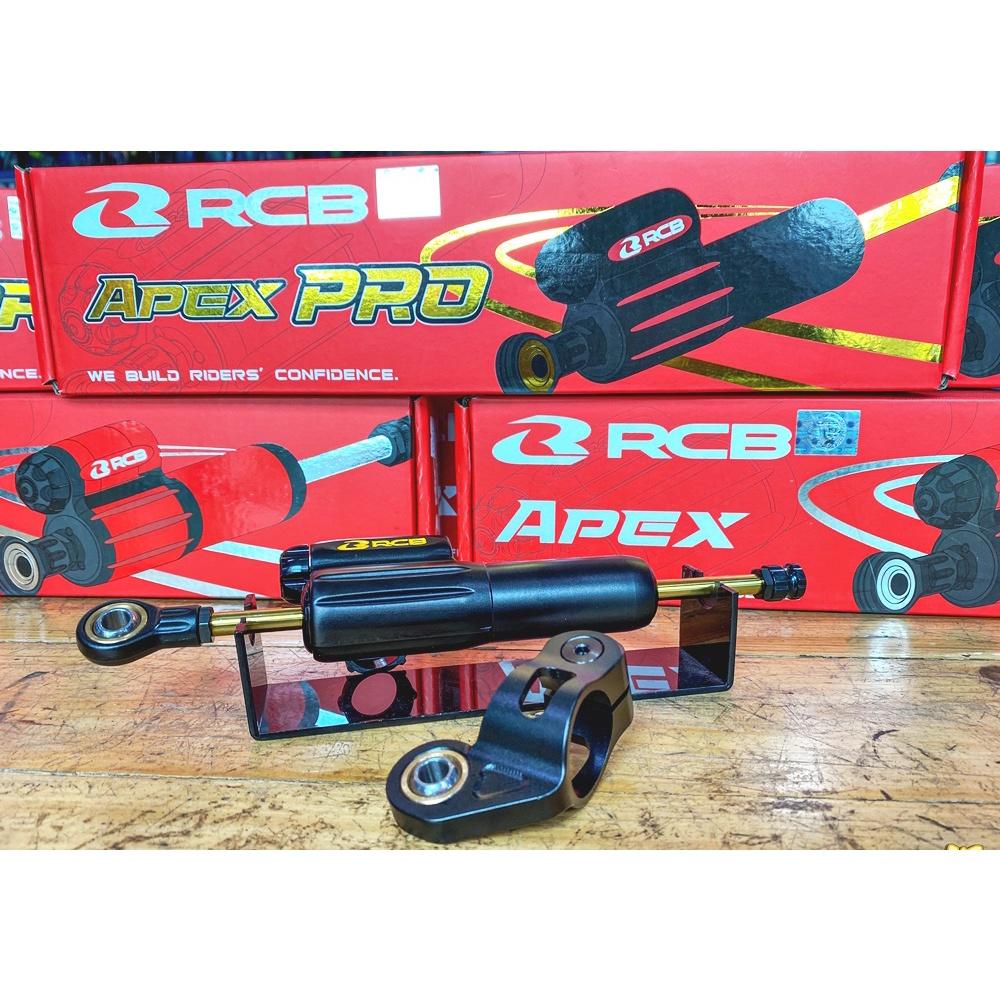 กันสะบัด APEX PRO DAMPER สีดำแกนทอง ขนาด 80 mm. Aluminium Alloy Racing Boy RCB กันสบัด
