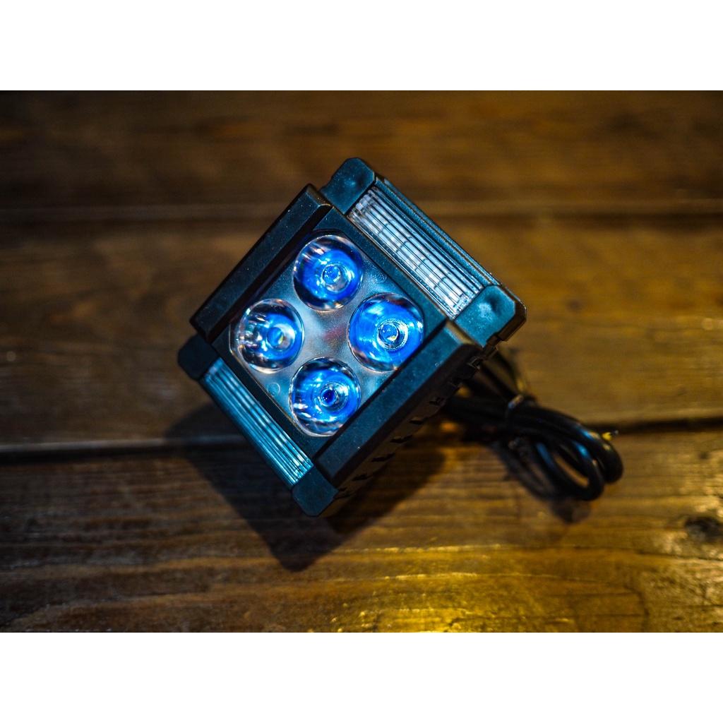 ไฟ Led 4 จุด+ไฟกระพริบฉุกเฉิน 8W / PIRANHA