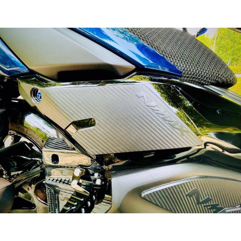 กันรอยยางข้างชุดสี N-MAX 2020 เคฟล่า ใต้เบาะ แผ่นกันรอย กันรอย งาน SEMSPEED