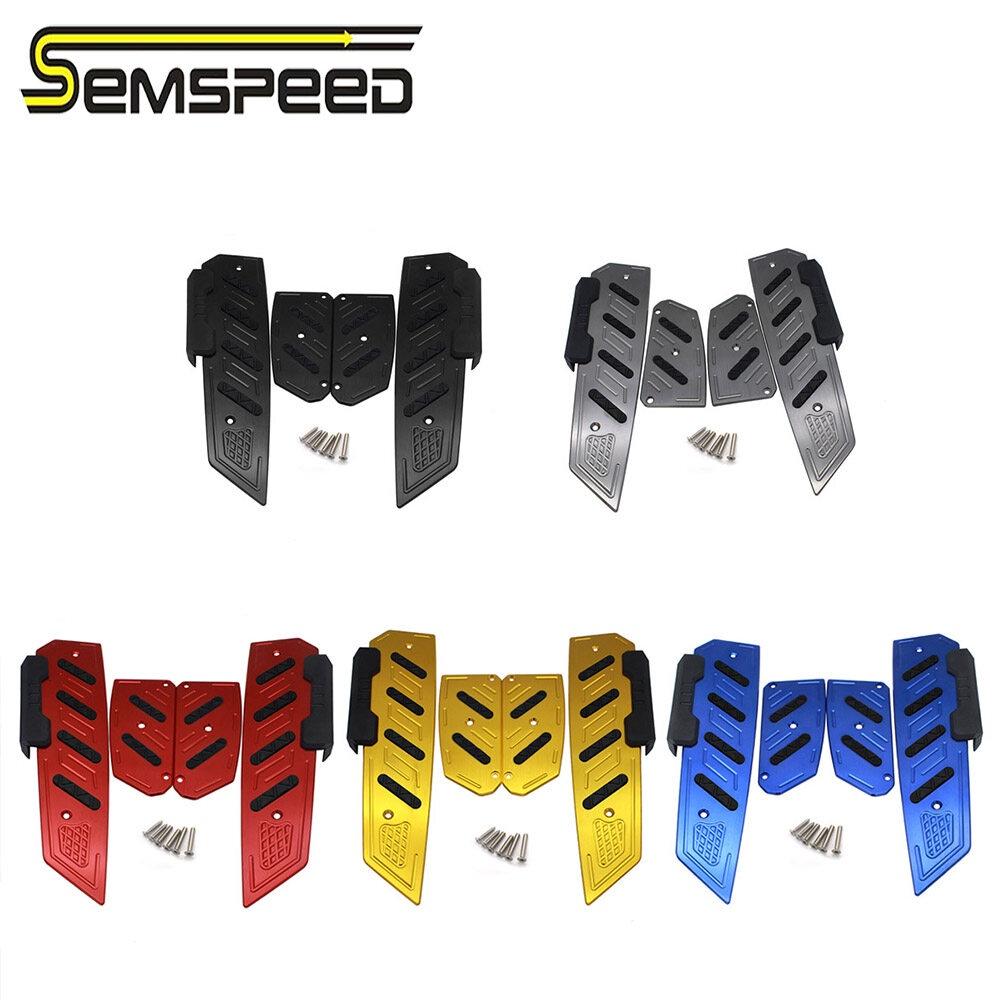 แผ่นรองพื้น มีเนียม  forza300-350  SEMSPEED พื้นพักเท้าหน้า FORZA300 FORZA350