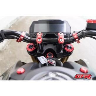 ฝาครอบโช็คชุดหน้า 2 ชิ้น M-SLAZ  งานGTR