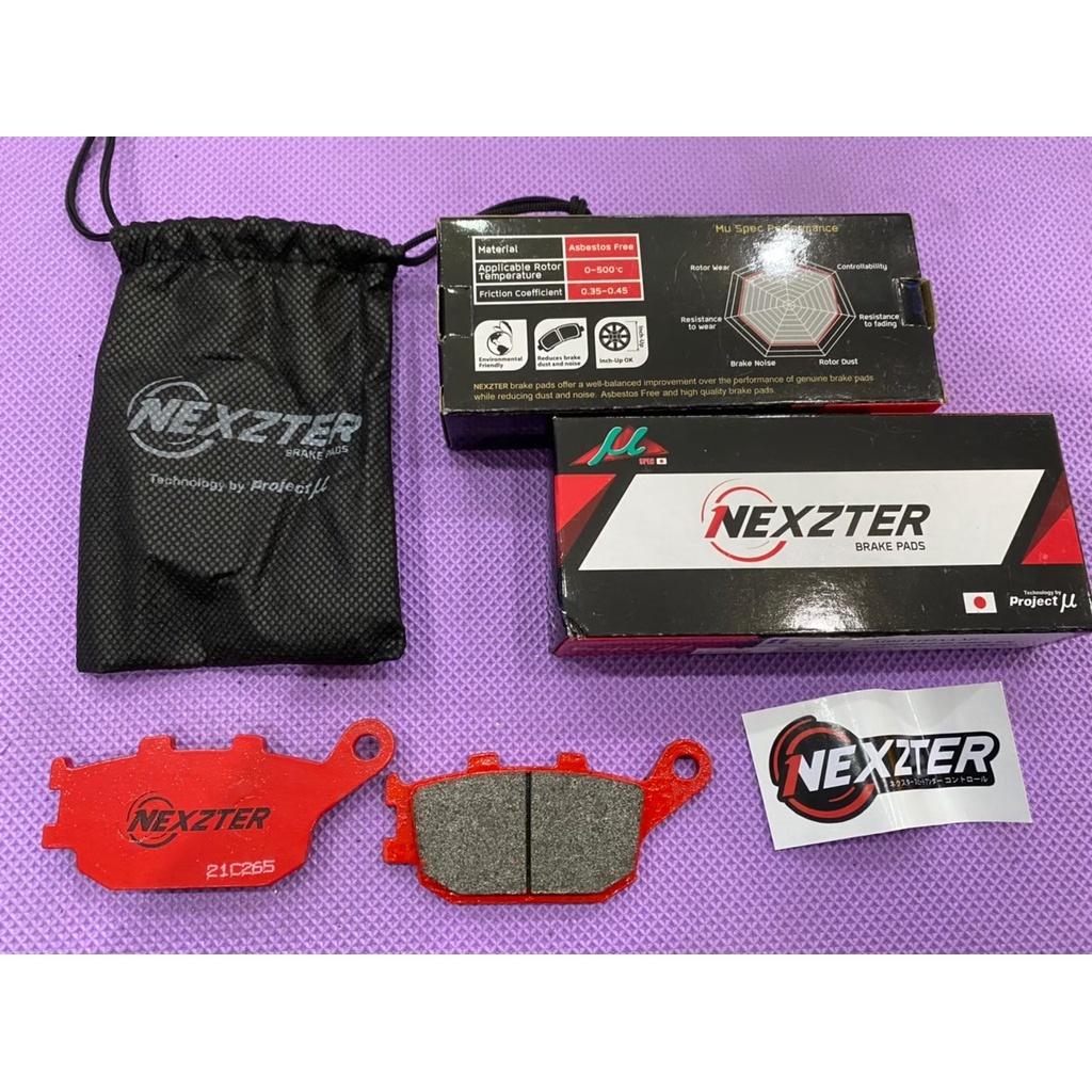 ผ้าเบรค หลัง Ninja650/ Z650/ MT07-09 / CRF1000 แบรนด์ Nexzter
