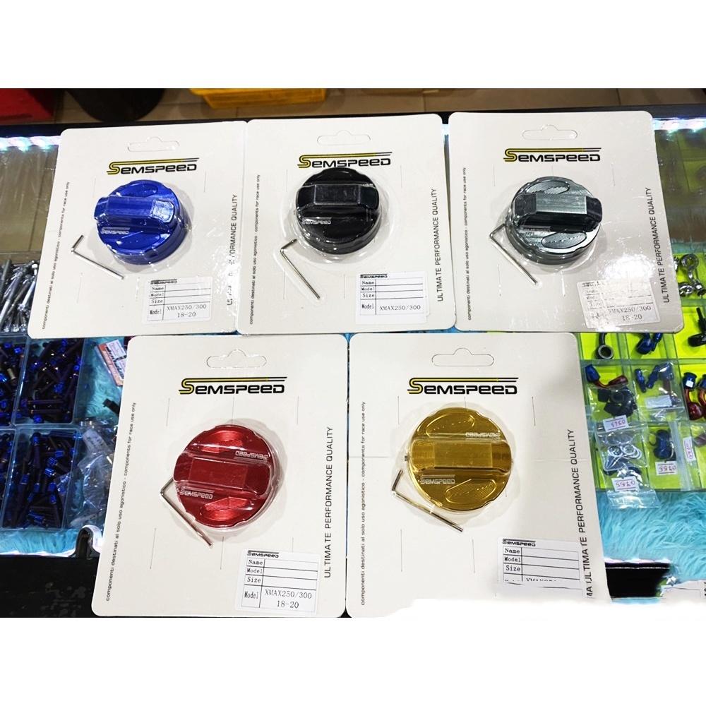 ครอบฝาถังน้ำมัน xmax 300 ฝาถังน้ำมัน  X-MAX  มีครบทุกสี ฝาถังแต่ง ตรงรุ่น งาน semspeed