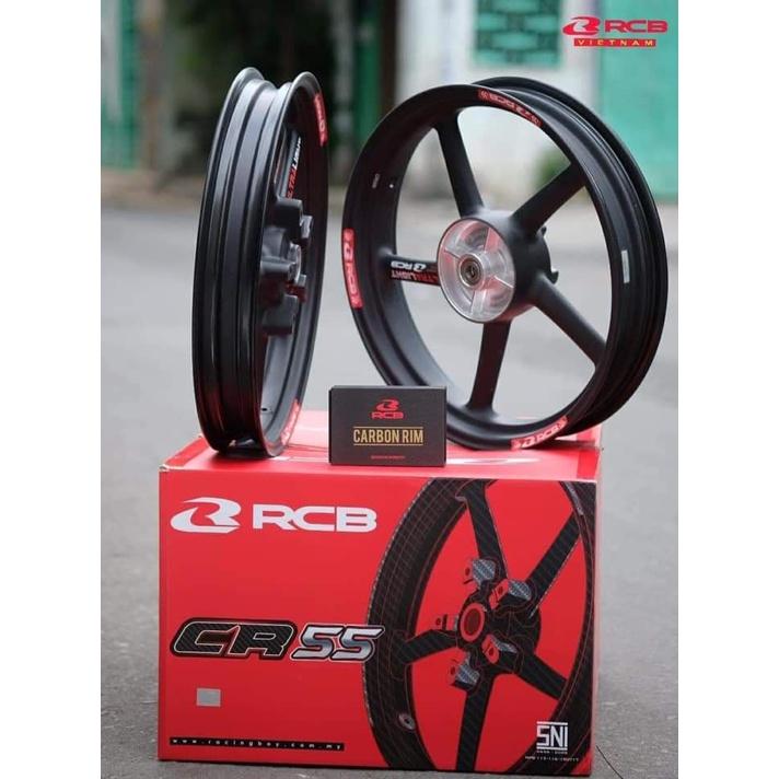 ล้อเม็ก หน้า-หลัง CR55 CARBON RIM 4.4 KG  For EXCITER150 Racing Boy/ RCB