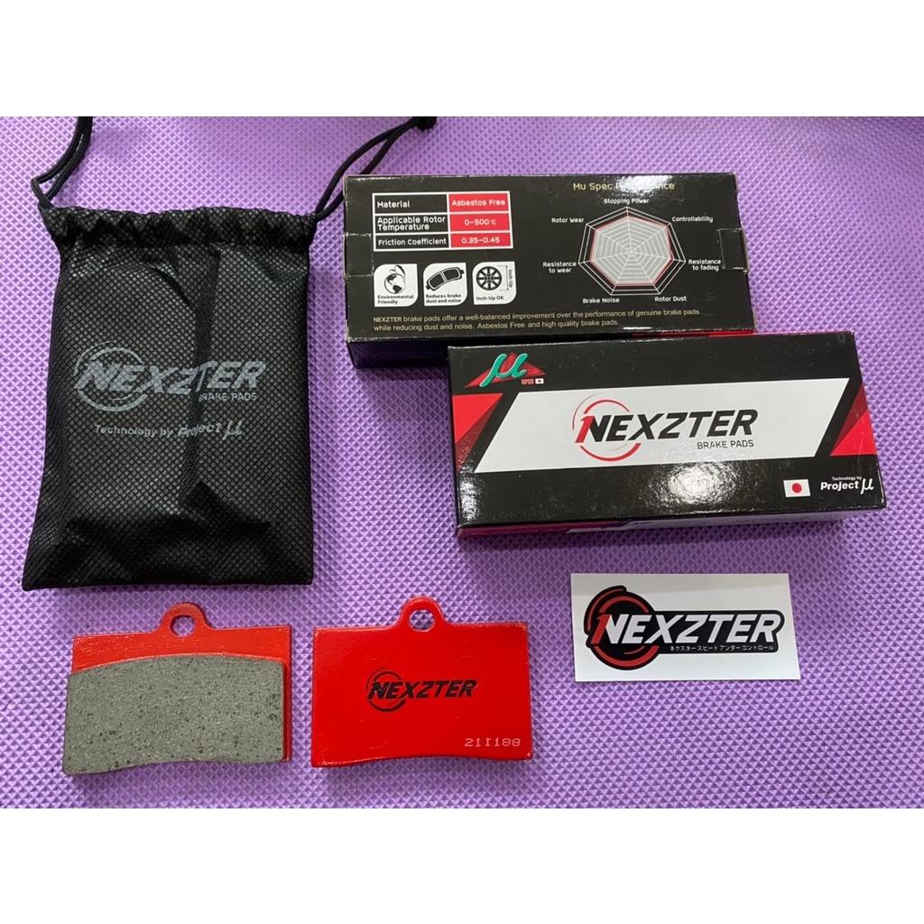 ผ้าเบรค BREMBO CALIPER (ปั๊มหูชิด) 8484AA/ ปั้มด้วง ปั๊มปีกผีเสื้อ แบรนด์ Nexzter /ผ้าเบรคหลัง 3535AA 2 POTS DUCATI MD52