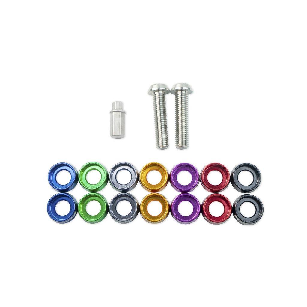 น๊อตกันขโมยโช๊คหลัง CNC M8*35 MM เกลียว 1.25 PIRANHA (021)