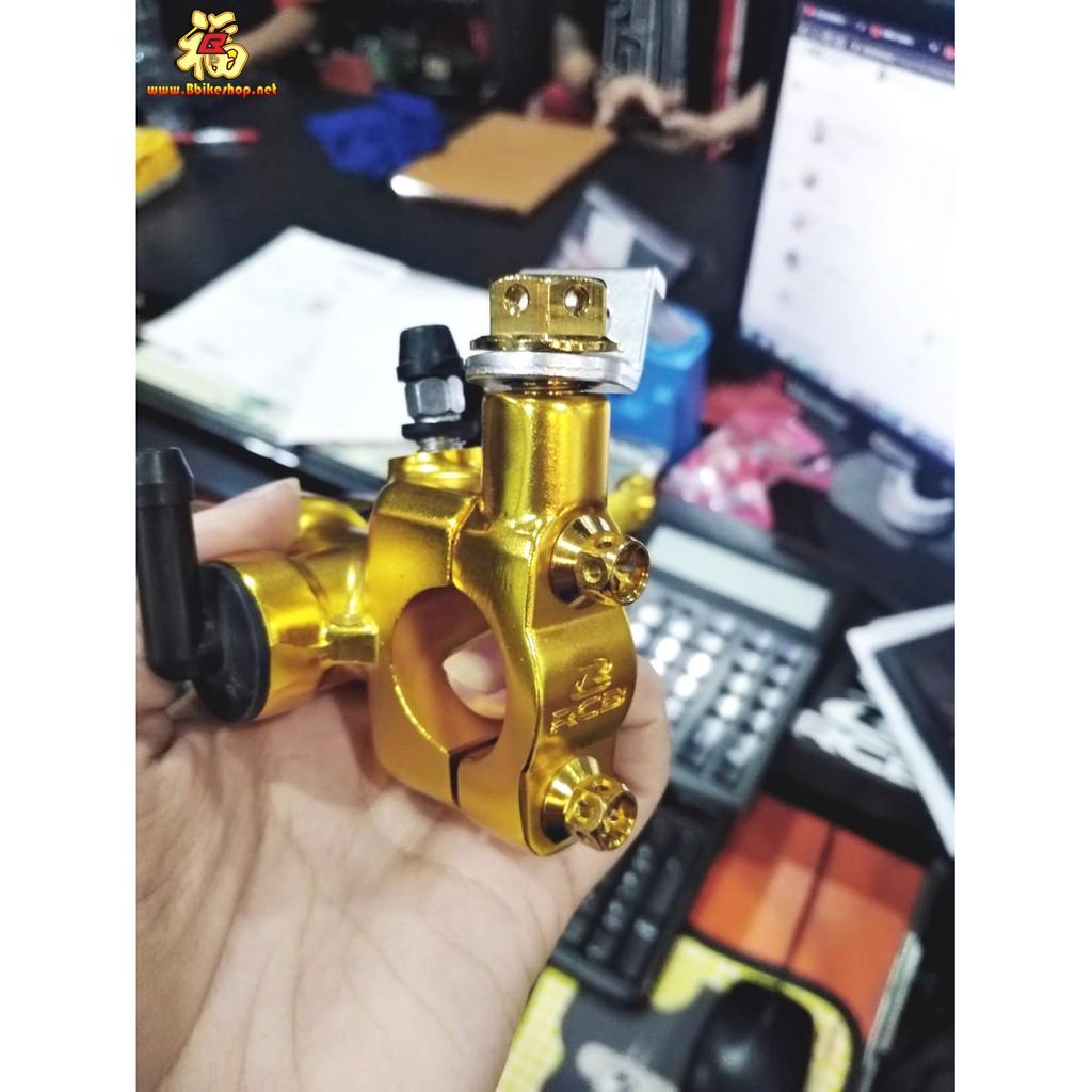 ชุดน็อตสแตนเลส เซ็ตปั้มลอยทอง/ไทเท ปั้มซ้าย-ขวา  Racing Boy RCB