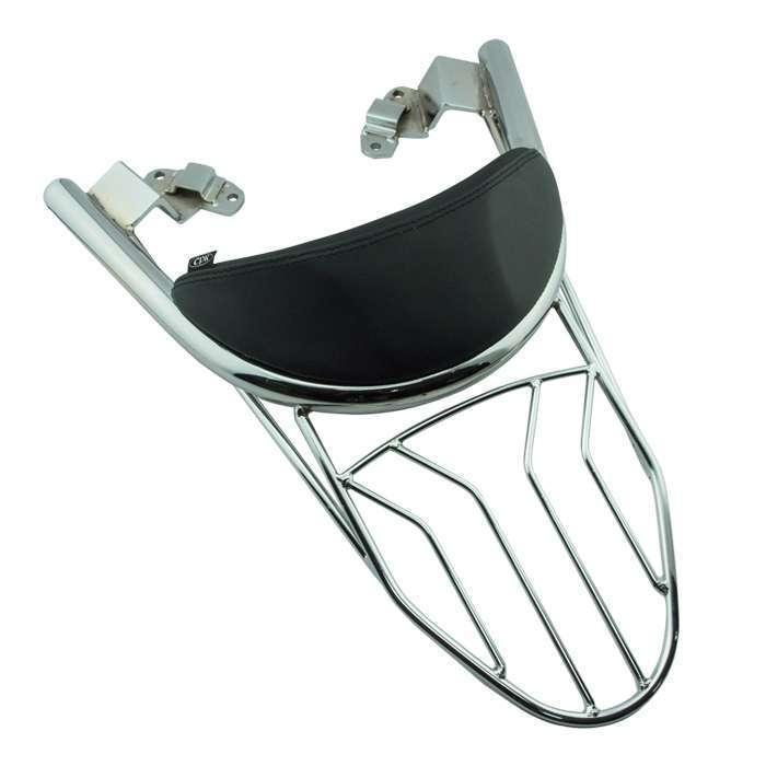 กันตกท้ายเบาะพร้อมตะแกรงหลัง N-MAX 155 (แบบโค้ง) สีดำ(0312)SERI GROUP