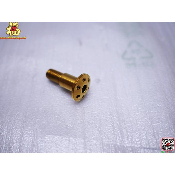 น็อตขาตั้งข้าง หัวดอกไม้ สแตนเลส    