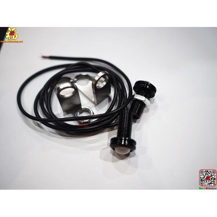  ขาจับสแตนเลส+ไฟตาแมวสีส้ม ชุดละ