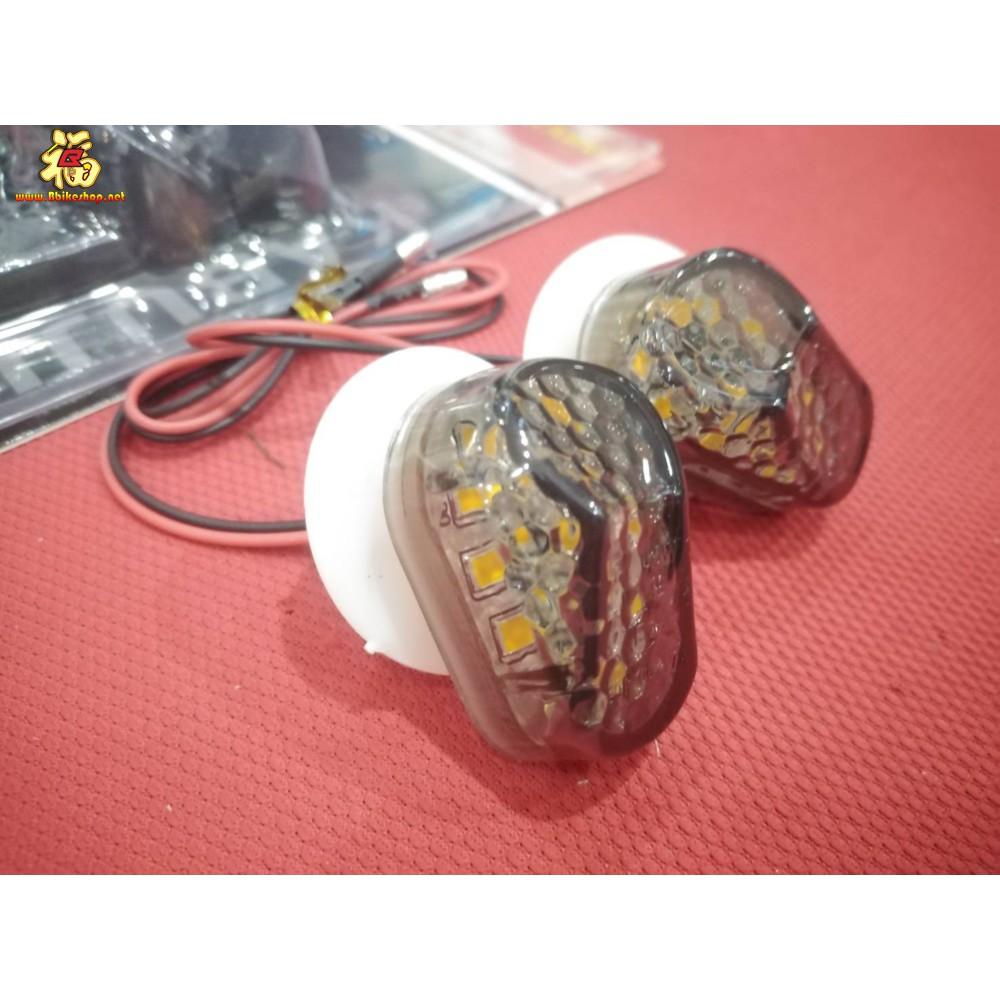 ไฟเลี้ยวหน้า[คละรุ่น]ทรงหยดน้ำเหลี่ยม ใส่ได้ทุกรุ่น