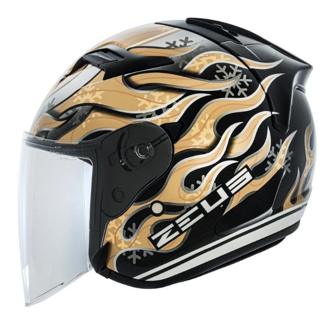 หมวกกันน็อค ZEUS-627 (Single Visor + Iridium Visor) แถมฟรี ชิลด์ปรอท