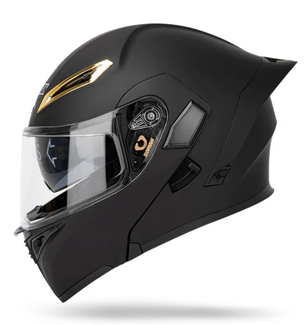 หมวกกันน็อค SOMAN SM955 BLACK MATT