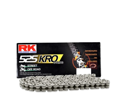 โซ่ RK 525 KRO O-Ring 120L สีเหล็ก