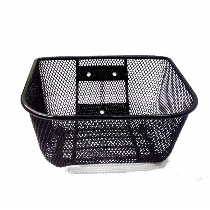 ตะกร้าหน้า (หนาพิเศษLF) wave 3 รุ่น 6รู ตาข่าย สีดำ (0247)Seri group มีน็อตพร้อมใส่G
