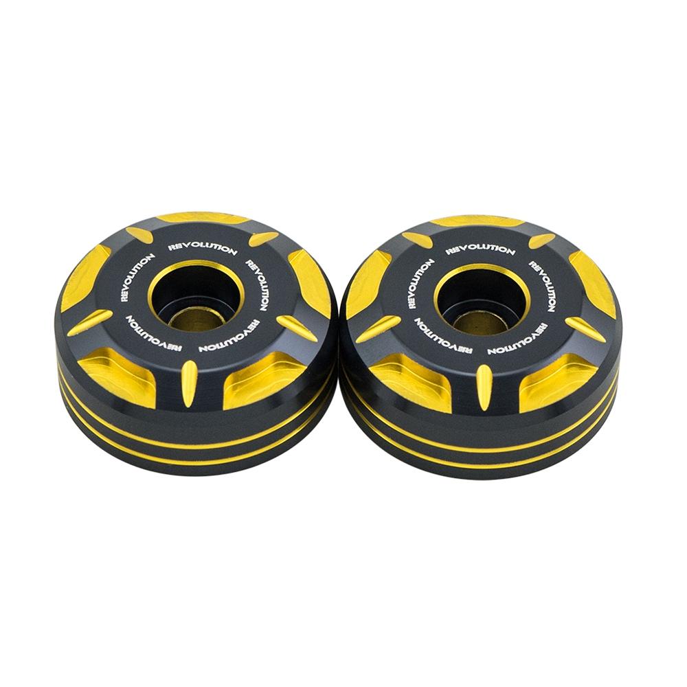 น๊อตปลายแฮนด์ (ทูโทน) REVOLUTION FORZA-350, X-MAX 300 ใช้ทั่วไป (34×13.5mm) (064)