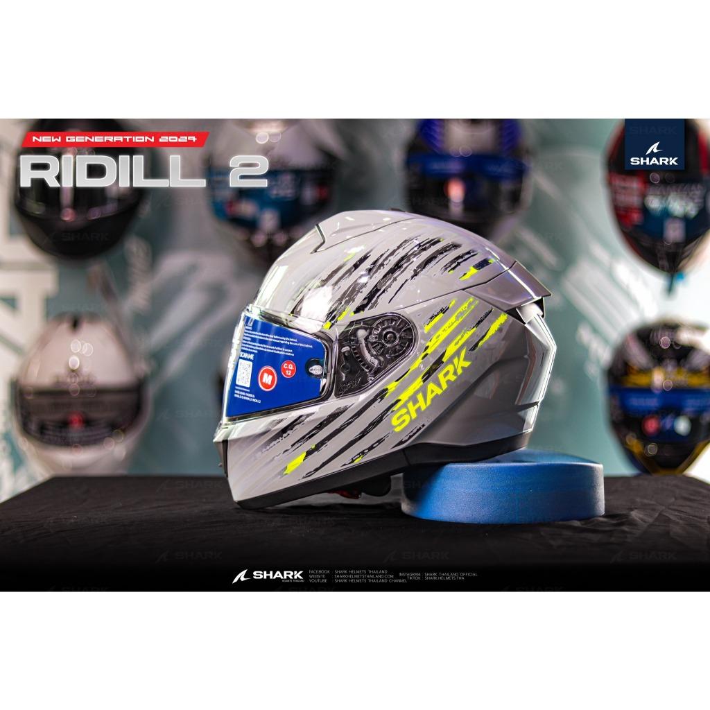 หมวกกันน็อค SHARK RIDILL 2 Assya (SAY) (H003)(สอบถามขนาดไซส์หมวกได้ทางแชทร้านค่ะ)