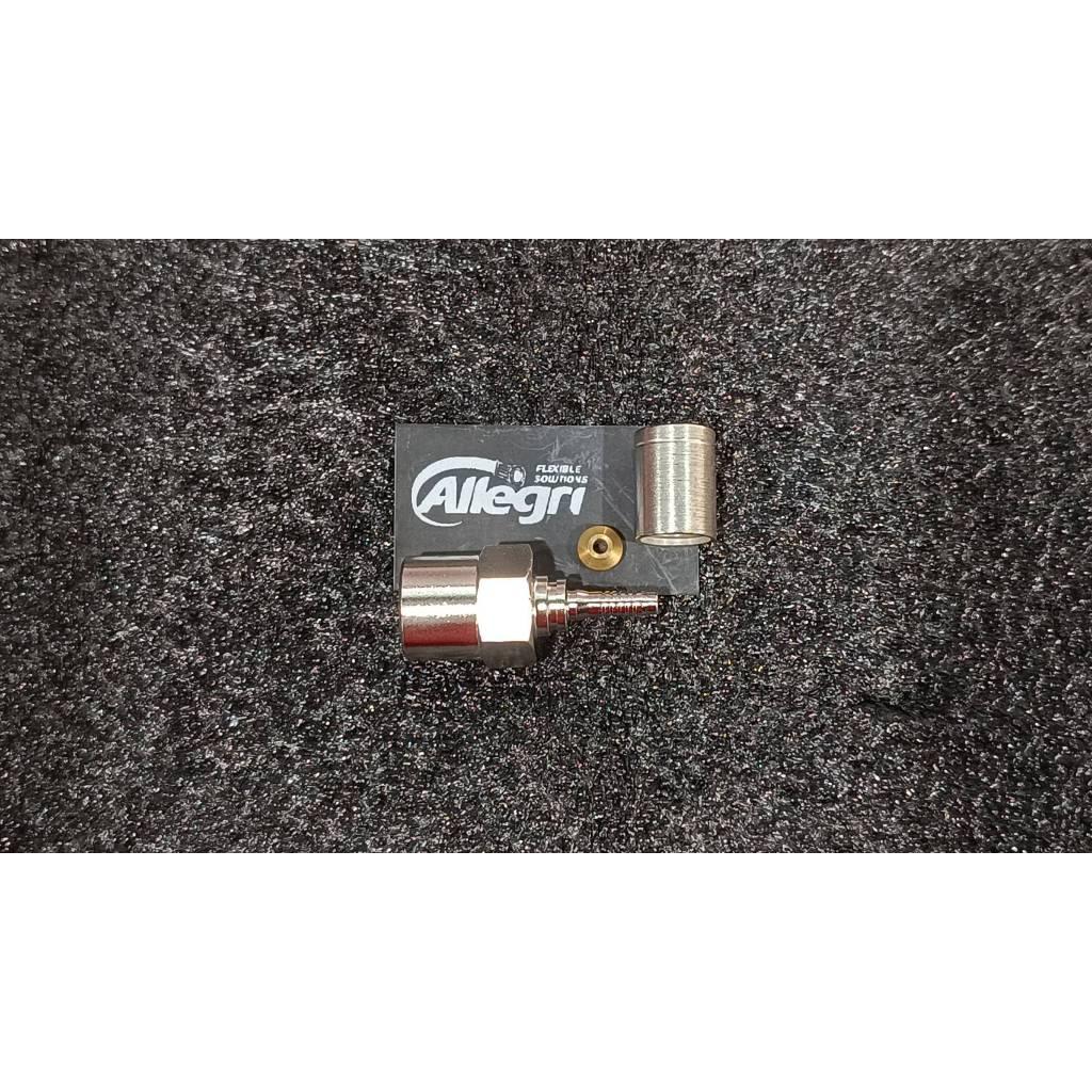 Allegri น็อตตัวเมียย้ำ M10x1.0 มีclip fixing เข้า ABS + adapter นูน แท้100% *รับประกัน2ปี