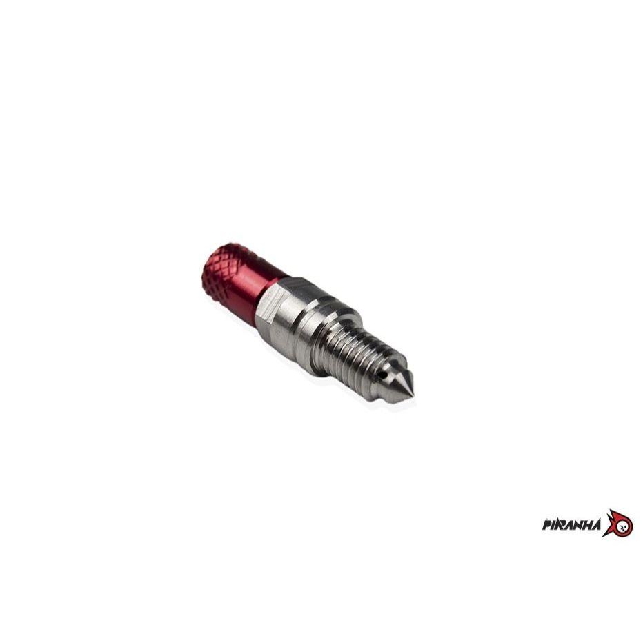 น๊อตไล่ลมปั๊มดิสเบรคล่าง สแตนเลส เกลียวหยาบ HONDA ปั๊ม NISSIN (นิชชิน) ทั่วไป PIRANHA (0108)