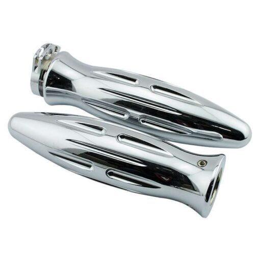 ปลอกมือมิเนียม CNC FORZA-300 ปี 2018 สีชุบโครเมียม (051)