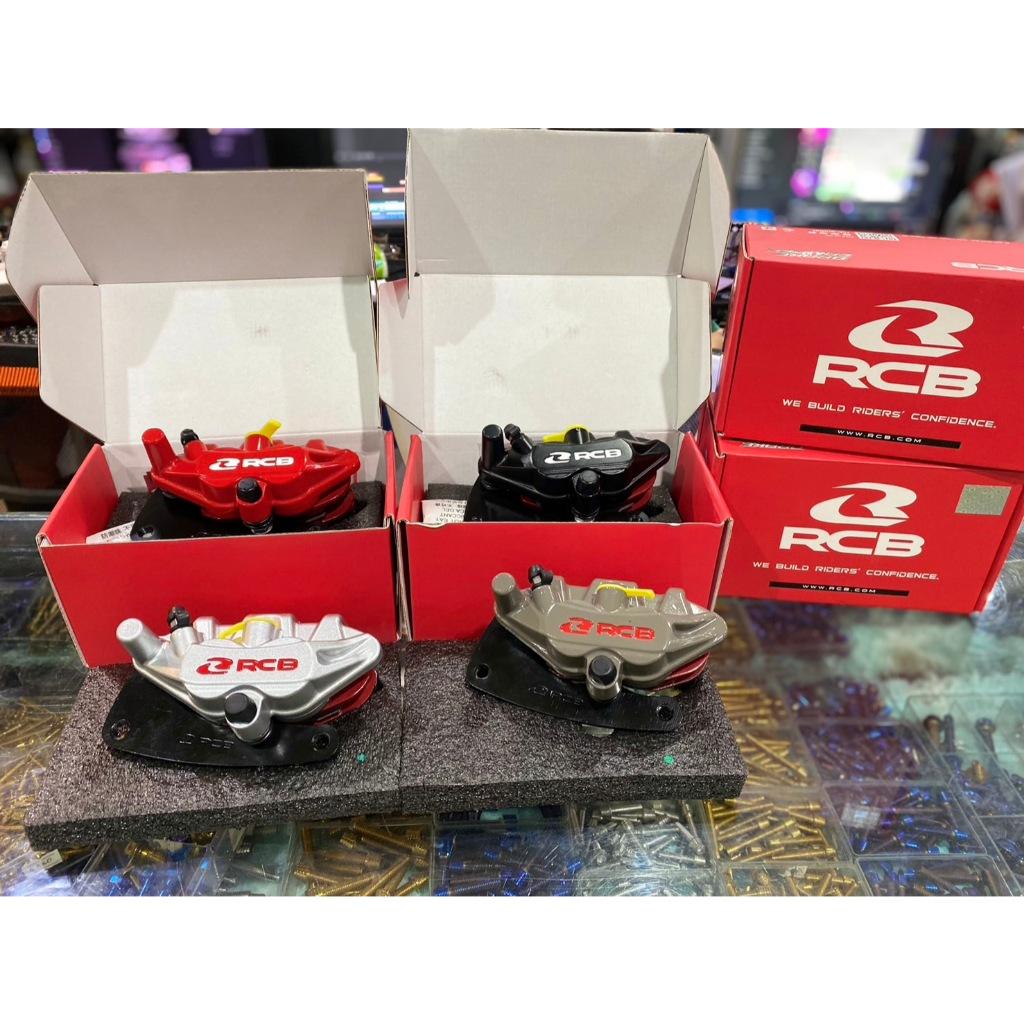 สินค้าใหม่ ปั้มเบรค RCB E Series Caliper GIORNO ABS / CLICK160 ขาจับปั้ม ตรงรุ่น มีผ้าเบรคแถมให้ 68