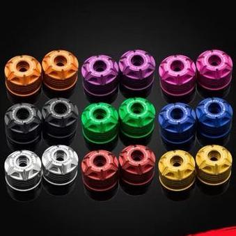 น็อตปลายแฮนด์ CNC GTRS GIORNO+/CLICK-160 (31*22mm.) (0268)