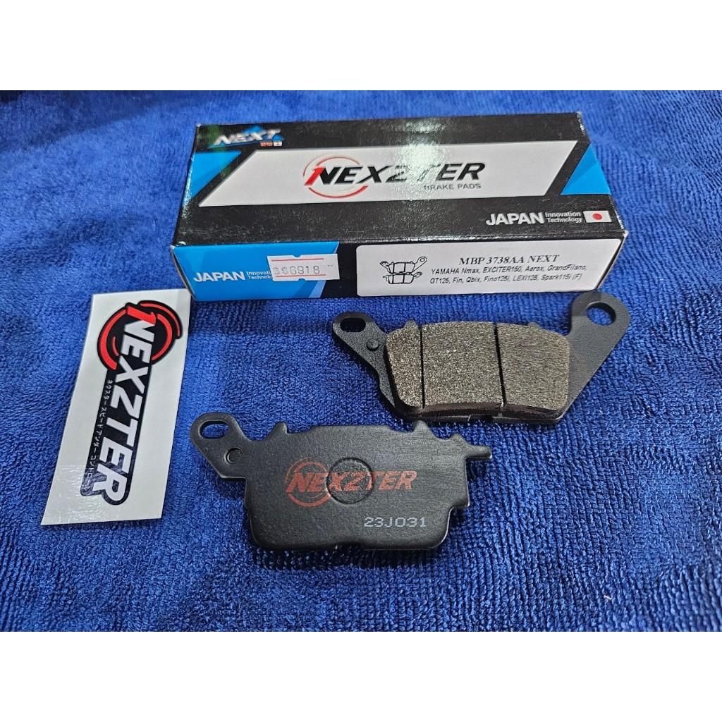28. ผ้าเบรคหน้า NEXZTER 3738AA สำหรับรถรุ่น GRAND FILANO/AEROX/QBIX/FINO 125i/NMAX/GT 125/LEXI 125