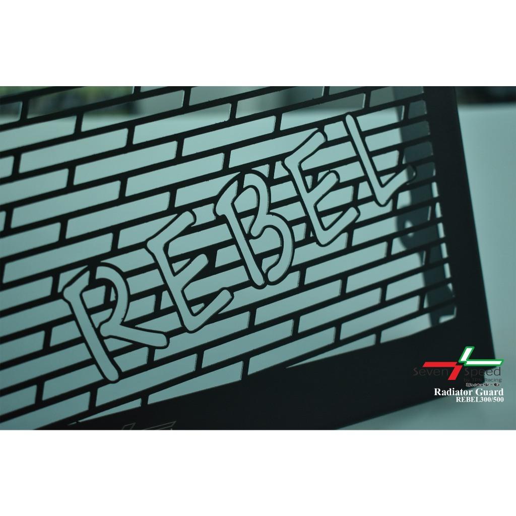 การ์ดหม้อน้ำสแตนเลส REBEL300/500 seven speed / Kamui (08)