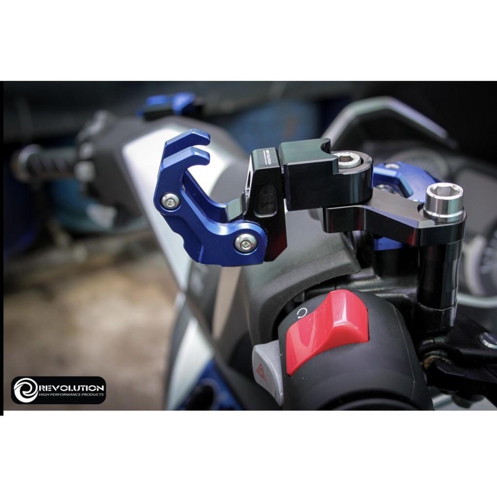 ตัวแขวนหมวก CNC ROBOT พับได้ (รู10มิล) REVOLUTION FORZA-300, FORZA-350 NEW, ADV-350